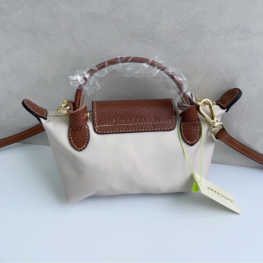 🌿 Longchamp Cream Mini Crossbody Bag - Picture 3 of 8